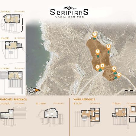 Snake House 180 Sea View - Serifians Residences Vayiá Zewnętrze zdjęcie